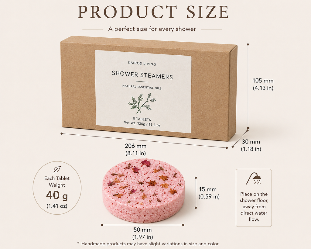 Rose Shower Steamers | 8 Pack